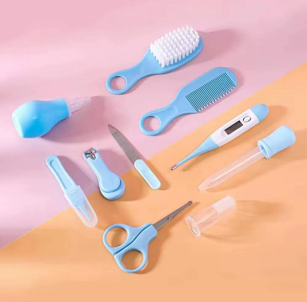 Kit de soins pour bébé bleu