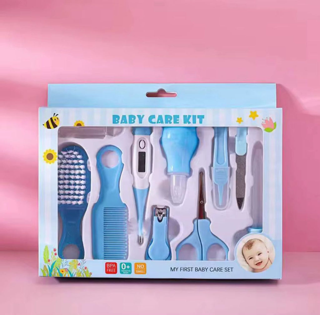 Kit de soins pour bébé bleu