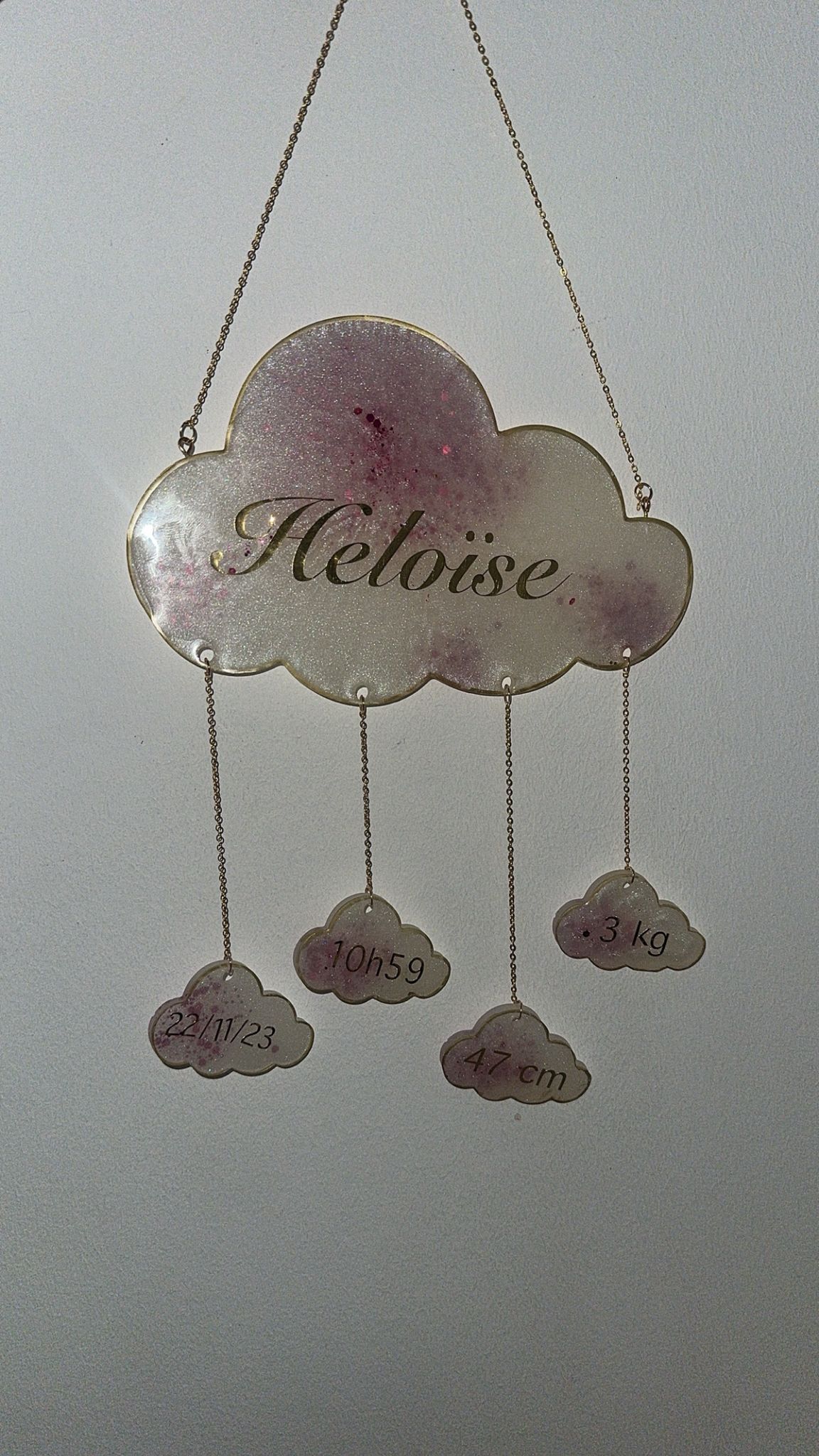 Décoration suspendue personnalisable